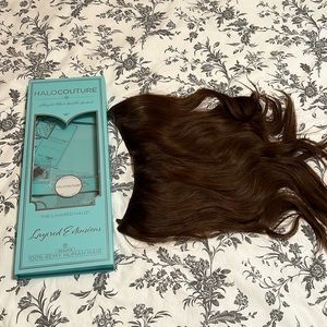 Halocouture halo layered hair extensions